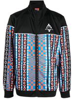 Marcelo Burlon County of Milan x Kappa veste zippée à imprimé géométrique - Noir