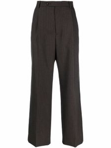 Gucci pantalon en laine à fines rayures - Gris