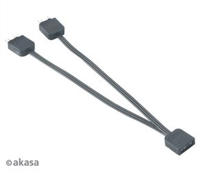 Akasa AK-CBLD08-12BK Signaalkabel 0,12 m Zwart