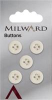 Milward Knoop Mat Wit 12mm (5 stuks)