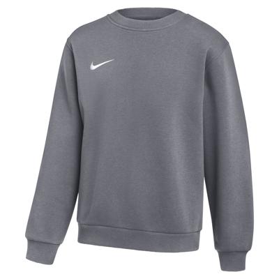 Nike Park 26 Fleece Crew Sweater Kids Donkergrijs Wit