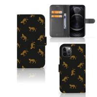 Telefoonhoesje met Pasjes voor Apple iPhone 12 Pro Max Leopards