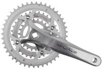 M-Wave crankset 22/32/44t 170mm 8-9 speed zilver