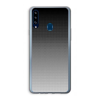 Musketon Halftone: Samsung Galaxy A20s Transparant Hoesje