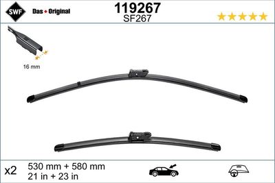 Set 2 Wissers Swf Visioflex 119267