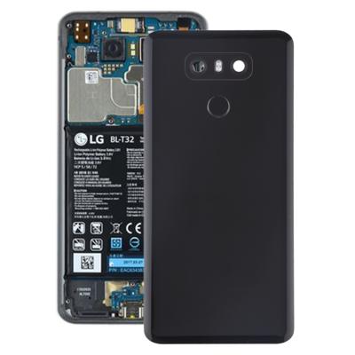 Batterij achtercover met camera lens & vingerafdruk sensor voor LG G6/H870/H870DS/H872/LS993/VS998/US997 (zwart)