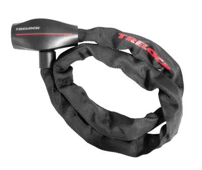 Trelock bc 260 - licht en flexibel kettingslot (85cm/5mm) - zwart