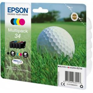 Epson Golf ball Multipack 4-colours 34 DURABrite Ultra Ink