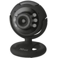 Trust SpotLight Pro Webcam met LED lichtjes - Zwart