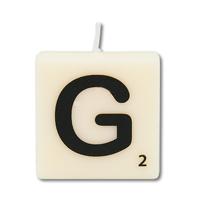 Paperdreams letter kaarsje g, 4st.