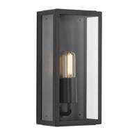 Atlanta Muurlamp Zwart met Lichtsensor LED
