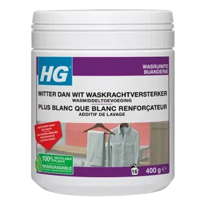 HG Witter Dan Wit Waskrachtversterker Met Vlekoplosser Totaal - 400 gr