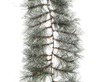 Cashmere slinger d25l270 cm groen/wit kerst Everlands - Everlands Cashmere slinger d25l270 cm groen/wit kerst Everlands - Everlands