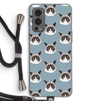 It's a Purrr Case: OnePlus Nord 2 5G Transparant Hoesje met koord
