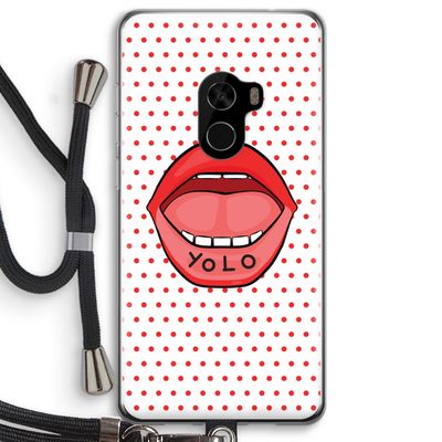 Yolo Denise: Xiaomi Mi Mix 2 Transparant Hoesje met koord