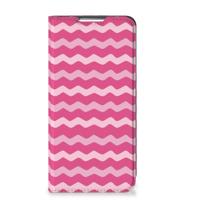 Samsung Galaxy S22 Plus | Hoesje met Magneet | Waves Pink
