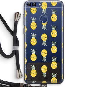 Ananas: Huawei P Smart (2018) Transparant Hoesje met koord