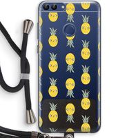 Ananas: Huawei P Smart (2018) Transparant Hoesje met koord