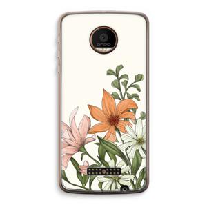 Floral bouquet: Motorola Moto Z Force Transparant Hoesje