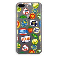 Fruitsticker: iPhone 8 Plus Transparant Hoesje