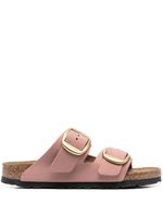 Birkenstock sandales Arizona Big Buckle en cuir - Rose - thumbnail