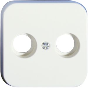 Opus inzetplaat coax wit