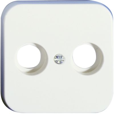 Opus inzetplaat coax wit