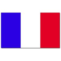 Landen thema vlag Frankrijk 90 x 150 cm feestversiering - thumbnail