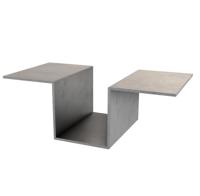 Staal zetwerk koudgewalst 2.5 mm - per m²