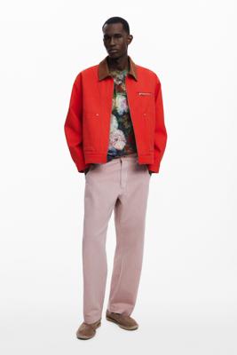 Lange broek met stiksels - RED - 36