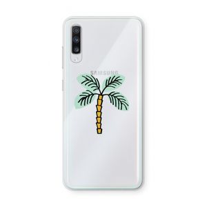 Palmboom: Samsung Galaxy A70 Transparant Hoesje
