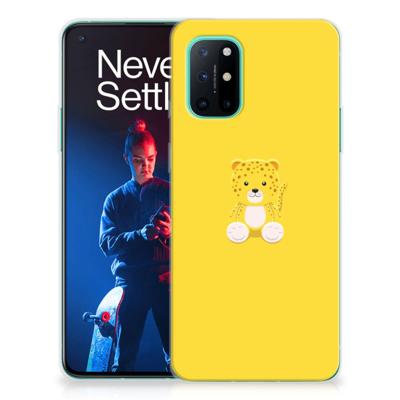 OnePlus 8T Telefoonhoesje met Naam Baby Leopard OnePlus 8T Telefoonhoesje met Naam Baby Leopard
