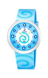 Horlogeband Calypso K6051-4 Rubber Lichtblauw