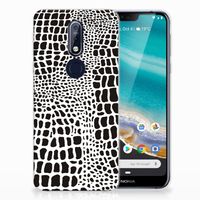 Nokia 7.1 TPU Hoesje Slangenprint