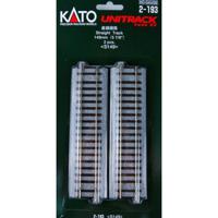 H0 Kato Unitrack 2-193 Rechte rails 149 mm 2 stuk(s) - thumbnail