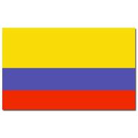 Vlag van Colombia - 90 x 150 cm - feestartikelen - Colombia landen thema - supporter