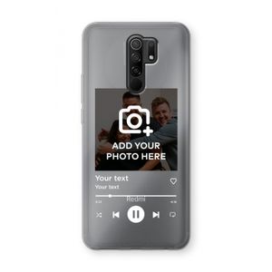 Music Player: Xiaomi Redmi 9 Transparant Hoesje