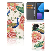 Telefoonhoesje met Pasjes voor Fairphone 5 Pink Peacock