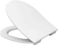 Saqu toiletbril met softclose en quickrelease 36,5x43,3cm wit