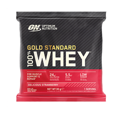 Gold Standard 100% Whey Sachets | Optimum Nutrition | Strawberry