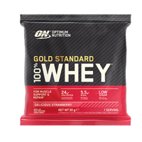 Gold Standard 100% Whey Sachets | Optimum Nutrition | Strawberry