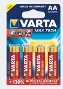 Varta Batterij alkaline AA/LR6 1.5 V MaxiTech 4-blister
