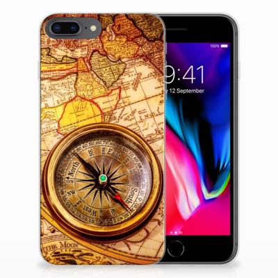 Apple iPhone 7 Plus | 8 Plus | Silliconen Back Cover | Kompas