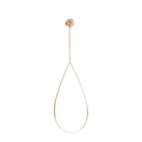 iXXXi Oorbellen Oval Chain Stone Rosé