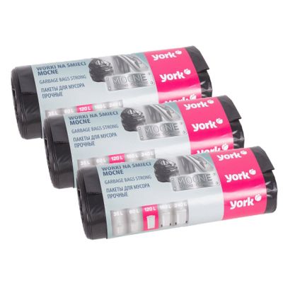 Afvalzakken/vuilniszakken - 30x - 120 liter - grijs - 29 mic.