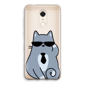 Cool cat: Xiaomi Redmi 5 Transparant Hoesje