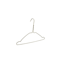 Draad/stomerijhanger kind 2,2mm ink 32cm