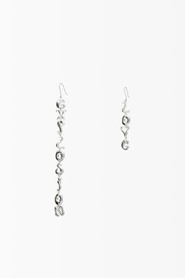 OORBELLEN LETTERS ZALIO - BLACK - U