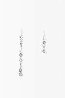 OORBELLEN LETTERS ZALIO - BLACK - U OORBELLEN LETTERS ZALIO - BLACK - U