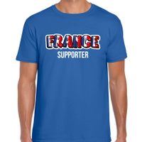 Blauw fan shirt / kleding France supporter EK/ WK voor heren 2XL  -